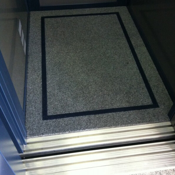 Doormat with Brand Logo Moquette Mosaic